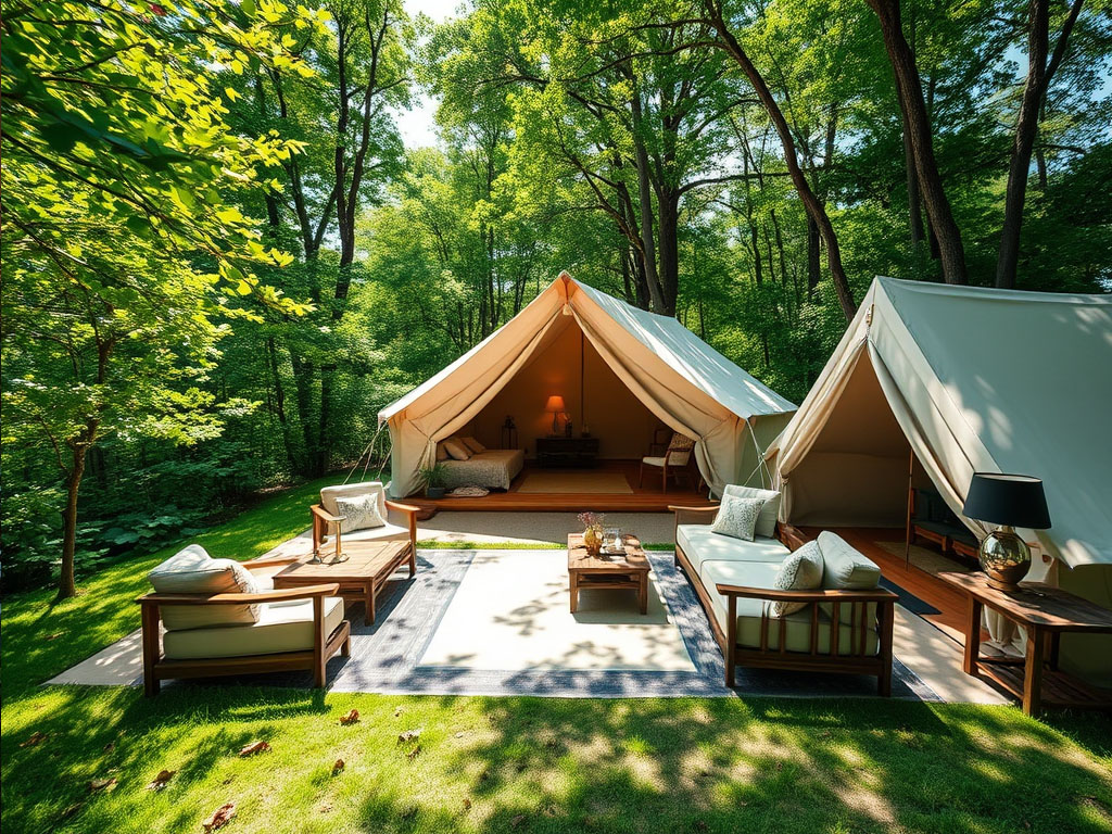 職農的農地露營場示意圖(白天)